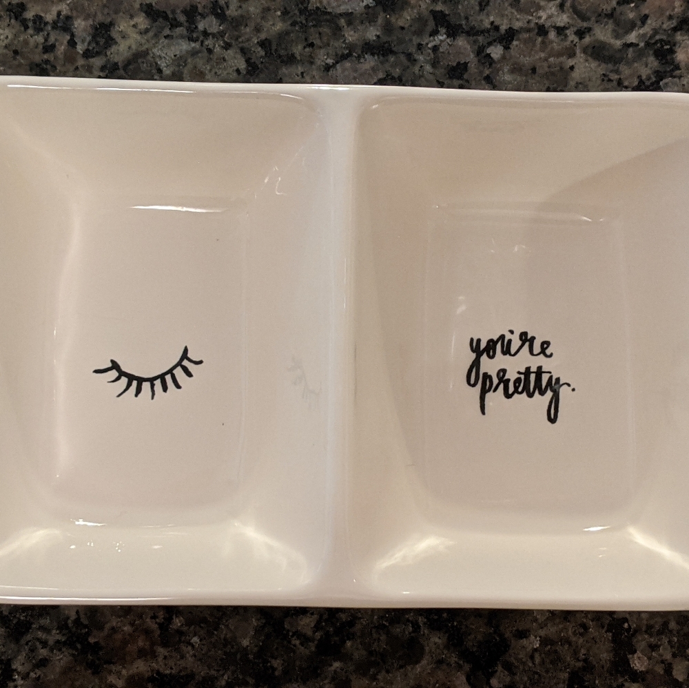 Rae Dunn You're Pretty trinket make-up organizer